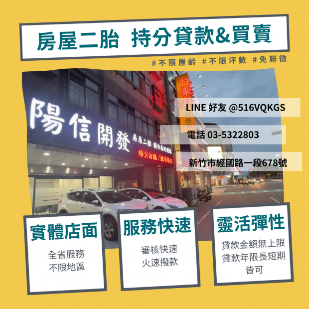 持分也能貸！新北持分房屋貸款實例｜陽信開發快速放款有保障
